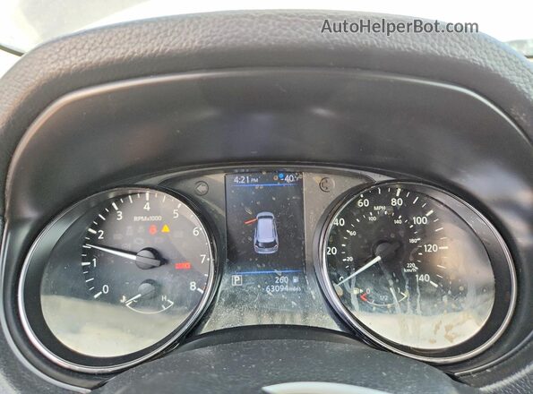 KNMAT2MV8JP583939 2018 NISSAN ROGUE Gray ხელსაწყოთა პანელის ხედი