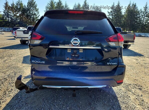 KNMAT2MV8JP585934 2018 NISSAN ROGUE Charcoal Vista trasera