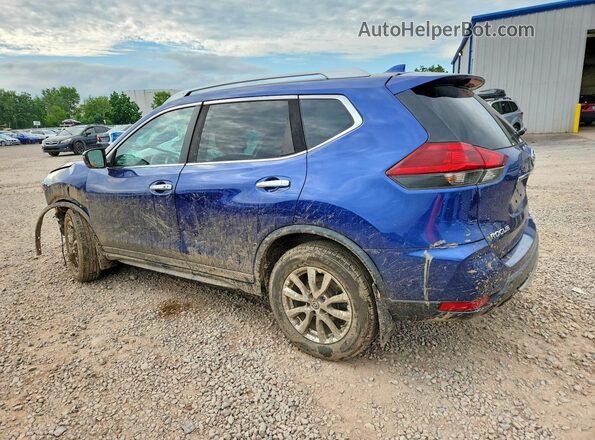 KNMAT2MV8KP532717 2019 NISSAN ROGUE Blue უკანა მარცხენა