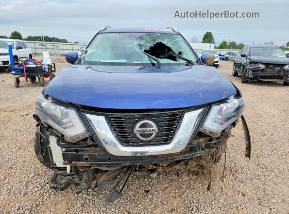 KNMAT2MV8KP532717 2019 NISSAN ROGUE Blue წინა ხედი