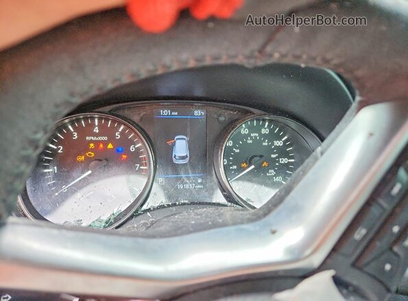 KNMAT2MV8KP532717 2019 NISSAN ROGUE Blue ხელსაწყოთა პანელის ხედი