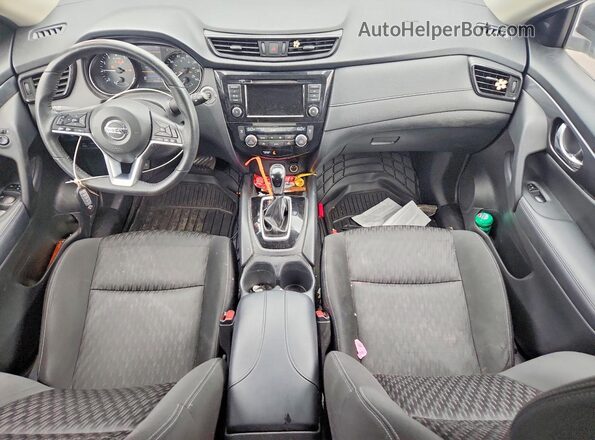KNMAT2MV8KP536329 2019 NISSAN ROGUE White Вид панелі приладів