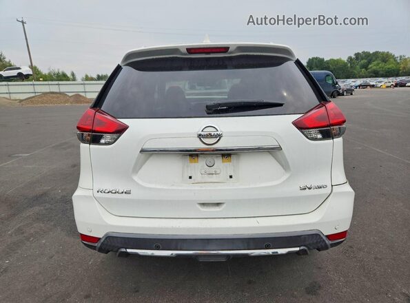 KNMAT2MV8KP536329 2019 NISSAN ROGUE White Вид ззаду