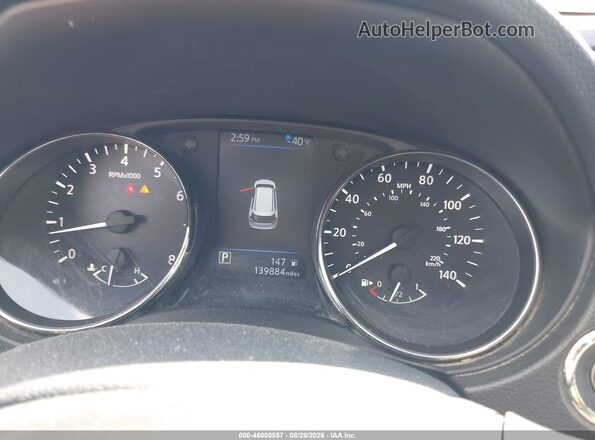 KNMAT2MV8KP543247 2019 NISSAN ROGUE White Widok tylnych siedzeń
