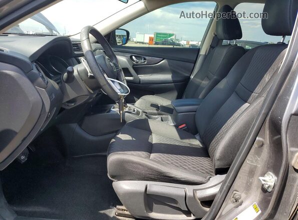 KNMAT2MV8KP553759 2019 NISSAN ROGUE Серый Вид салона спереди
