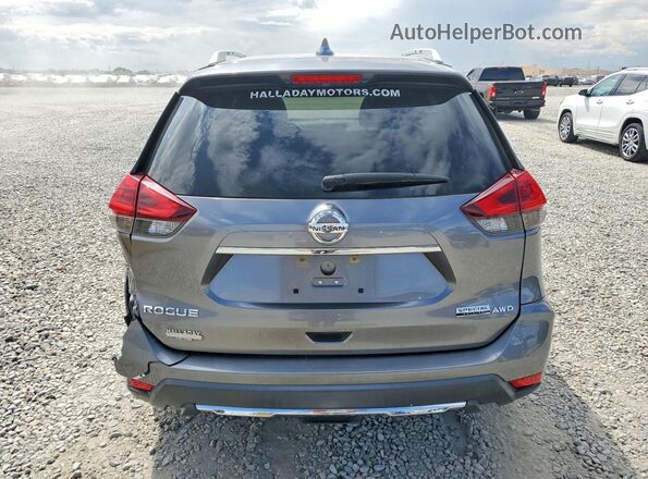 KNMAT2MV8KP553759 2019 NISSAN ROGUE Серый Вид сзади