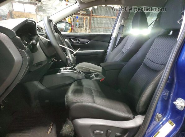 KNMAT2MV8LP519872 2020 NISSAN ROGUE Blue Widok wnętrza z przodu
