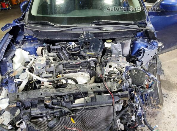 KNMAT2MV8LP519872 2020 NISSAN ROGUE Blue Widok wnętrza z tyłu