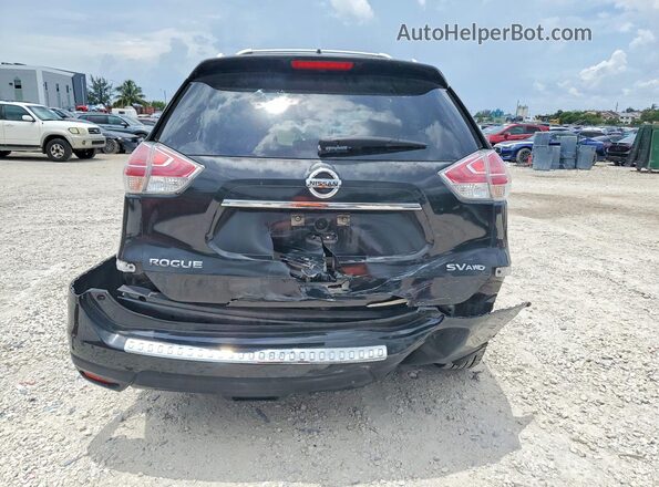 KNMAT2MV9GP639038 2016 NISSAN ROGUE Black Հետևի տեսք