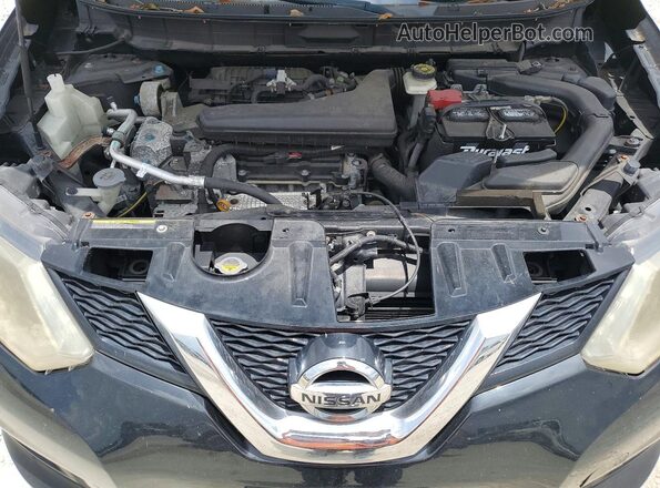 KNMAT2MV9GP639038 2016 NISSAN ROGUE Black Շարժիչի բաժամունքի տեսք