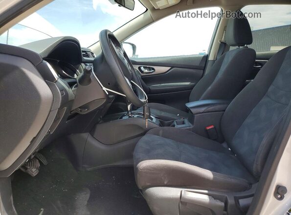 KNMAT2MV9GP644305 2016 NISSAN ROGUE Silver Вид салону спереду