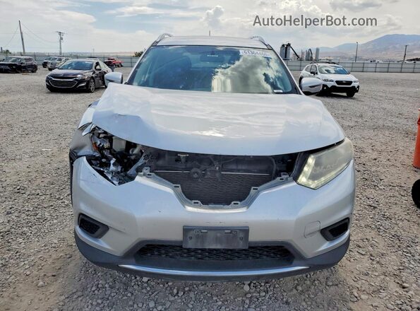 KNMAT2MV9GP644305 2016 NISSAN ROGUE Silver Вид спереду