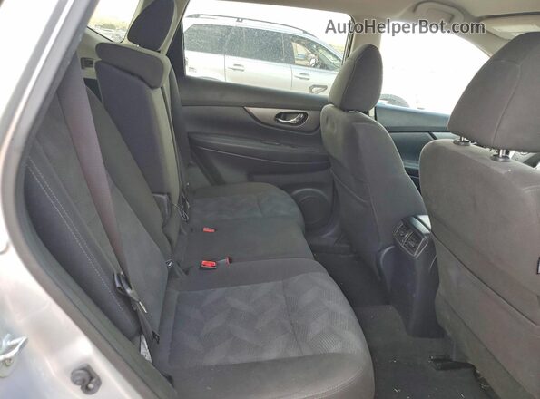KNMAT2MV9GP644305 2016 NISSAN ROGUE Silver Вид задніх сидінь