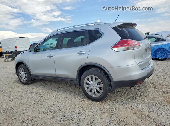KNMAT2MV9GP644305 2016 NISSAN ROGUE Silver Задня ліва чверть