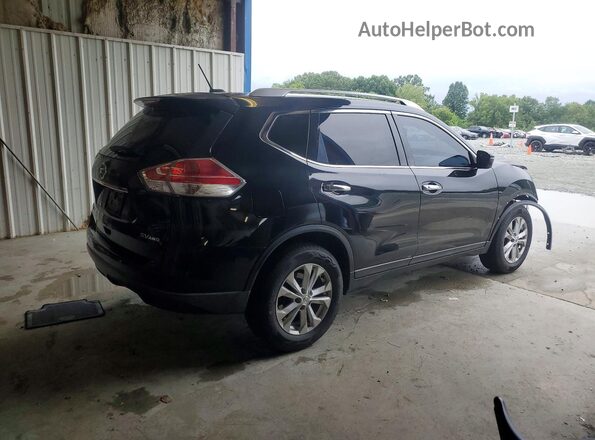 KNMAT2MV9GP667003 2016 NISSAN ROGUE Черный Задняя правая четверть