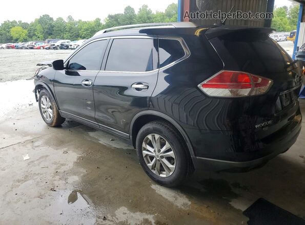KNMAT2MV9GP667003 2016 NISSAN ROGUE Черный Задняя левая четверть