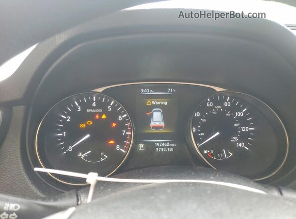 KNMAT2MV9GP667003 2016 NISSAN ROGUE Черный Вид щитка приборов