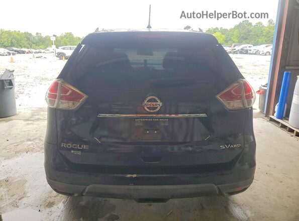KNMAT2MV9GP667003 2016 NISSAN ROGUE Черный Вид сзади