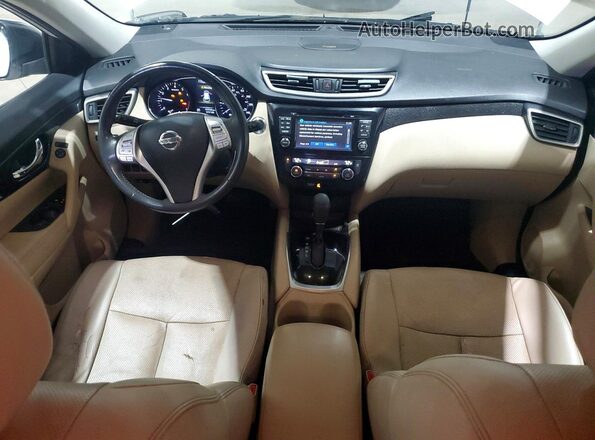 KNMAT2MV9GP712134 2016 NISSAN ROGUE White Dashboard view