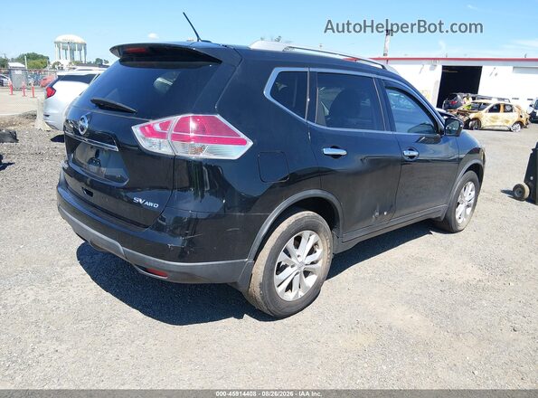 KNMAT2MV9GP714577 2016 NISSAN ROGUE Черный Задняя правая четверть