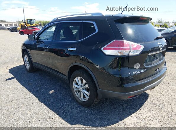 KNMAT2MV9GP714577 2016 NISSAN ROGUE Черный Задняя левая четверть