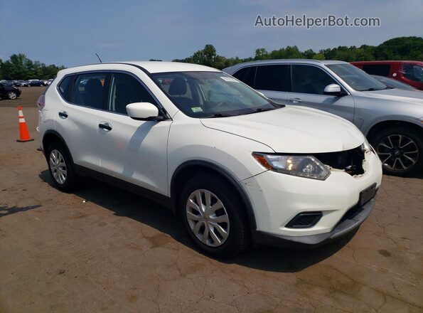 KNMAT2MV9GP724042 2016 NISSAN ROGUE White Przód prawy