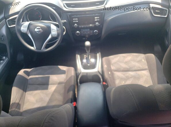 KNMAT2MV9GP724042 2016 NISSAN ROGUE White Widok deski rozdzielczej