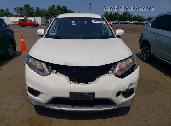 KNMAT2MV9GP724042 2016 NISSAN ROGUE White Widok z przodu