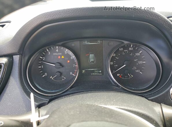KNMAT2MV9HP567663 2017 NISSAN ROGUE Черный Вид щитка приборов