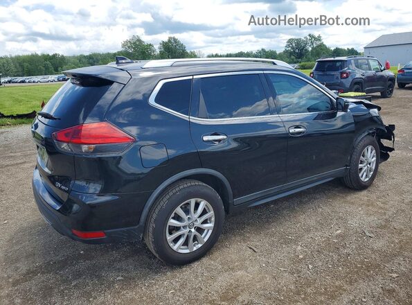 KNMAT2MV9HP567663 2017 NISSAN ROGUE Черный Задняя правая четверть