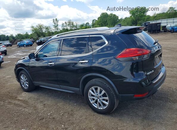 KNMAT2MV9HP567663 2017 NISSAN ROGUE Черный Задняя левая четверть