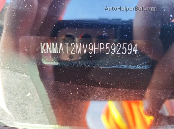 KNMAT2MV9HP592594 2017 NISSAN ROGUE Silver Панорамний вид салону 360°