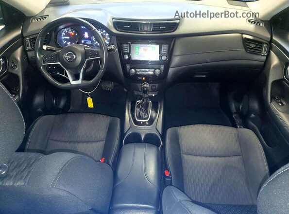 KNMAT2MV9JP567071 2018 NISSAN ROGUE Синий Вид панели приборов