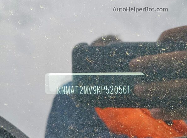 KNMAT2MV9KP520561 2019 NISSAN ROGUE Белый Вид наклейки с VIN-кодом