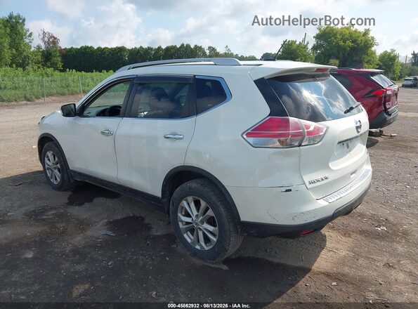 KNMAT2MVXGP603813 2016 NISSAN ROGUE White უკანა მარცხენა