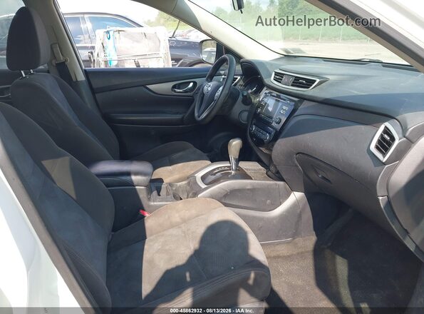 KNMAT2MVXGP603813 2016 NISSAN ROGUE White წინა სალონის ხედი