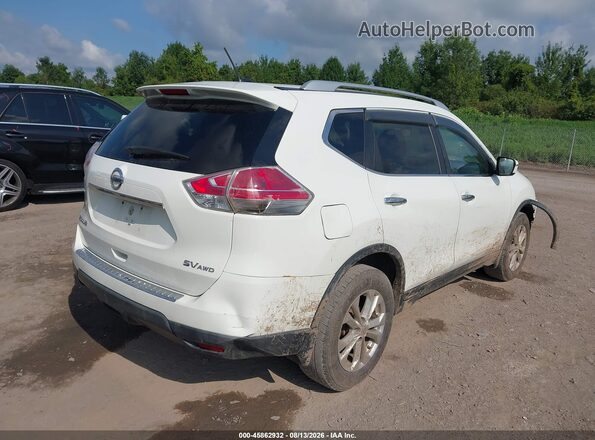 KNMAT2MVXGP603813 2016 NISSAN ROGUE White უკანა მარჯვენა