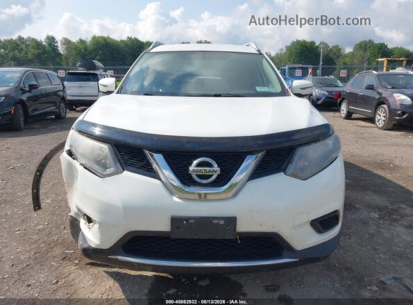 KNMAT2MVXGP603813 2016 NISSAN ROGUE White ხელსაწყოთა პანელის ხედი
