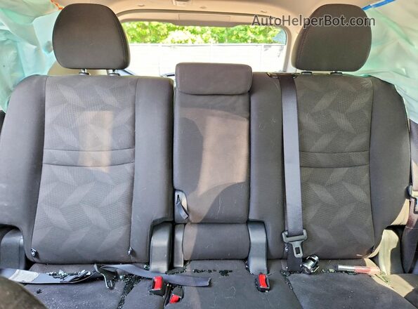 KNMAT2MVXGP615802 2016 NISSAN ROGUE Gray უკანა სავარძლების ხედი