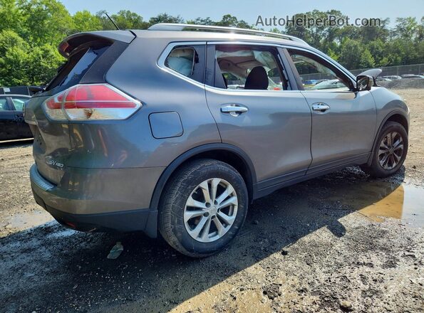 KNMAT2MVXGP615802 2016 NISSAN ROGUE Gray უკანა მარჯვენა