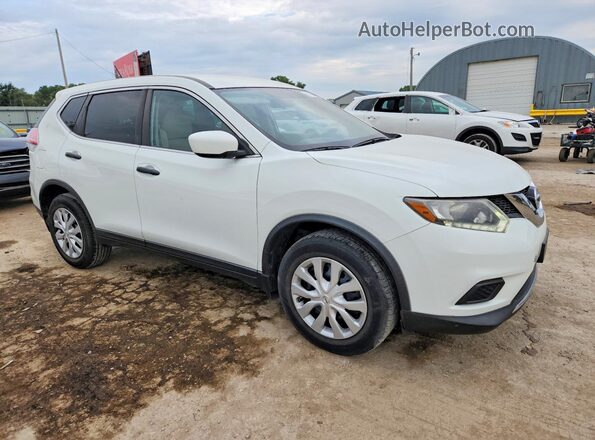 KNMAT2MVXGP626105 2016 NISSAN ROGUE White წინა მარჯვენა