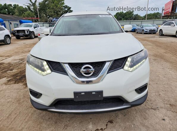 KNMAT2MVXGP626105 2016 NISSAN ROGUE White წინა ხედი