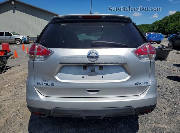 KNMAT2MVXGP626797 2016 NISSAN ROGUE Silver Widok z tyłu