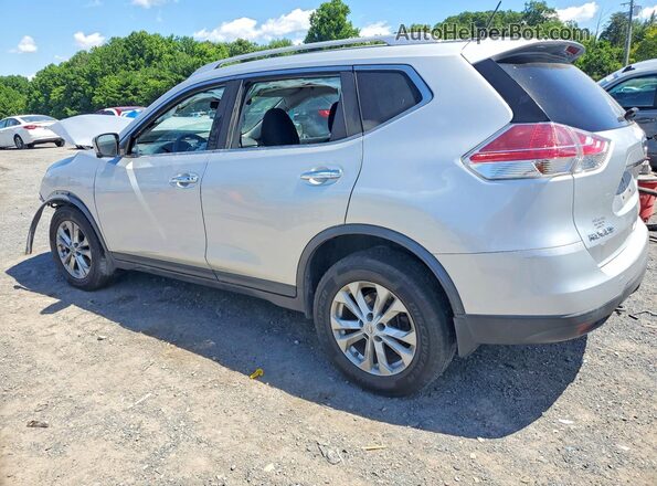 KNMAT2MVXGP626797 2016 NISSAN ROGUE Silver Tył lewy