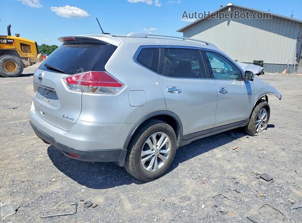 KNMAT2MVXGP626797 2016 NISSAN ROGUE Silver Tył prawy