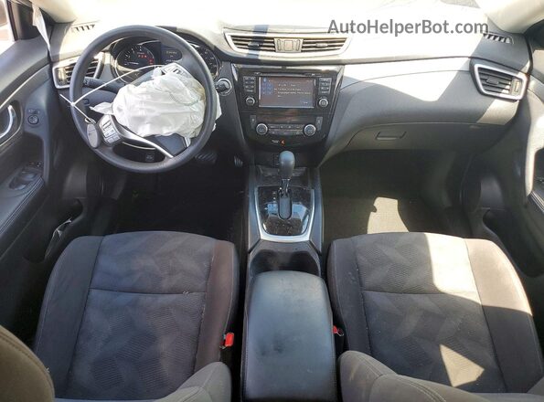 KNMAT2MVXGP626797 2016 NISSAN ROGUE Silver Widok deski rozdzielczej