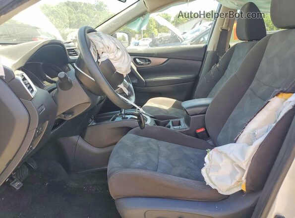KNMAT2MVXGP626797 2016 NISSAN ROGUE Silver Widok wnętrza z przodu