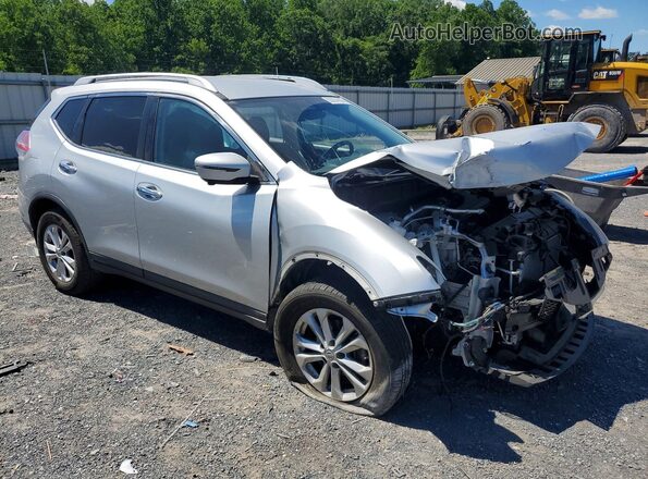 KNMAT2MVXGP626797 2016 NISSAN ROGUE Silver Przód prawy