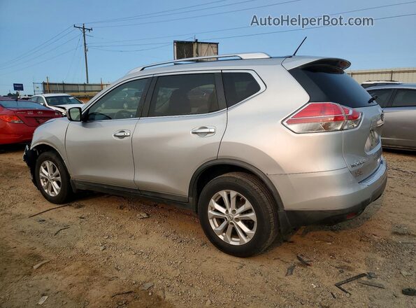 KNMAT2MVXGP649951 2016 NISSAN ROGUE Серебряный Задняя левая четверть