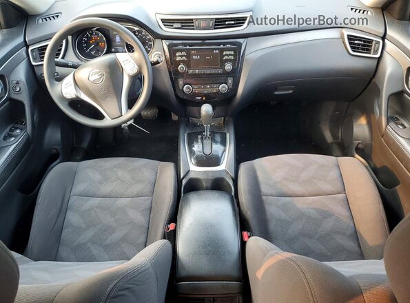 KNMAT2MVXGP649951 2016 NISSAN ROGUE Серебряный Вид панели приборов